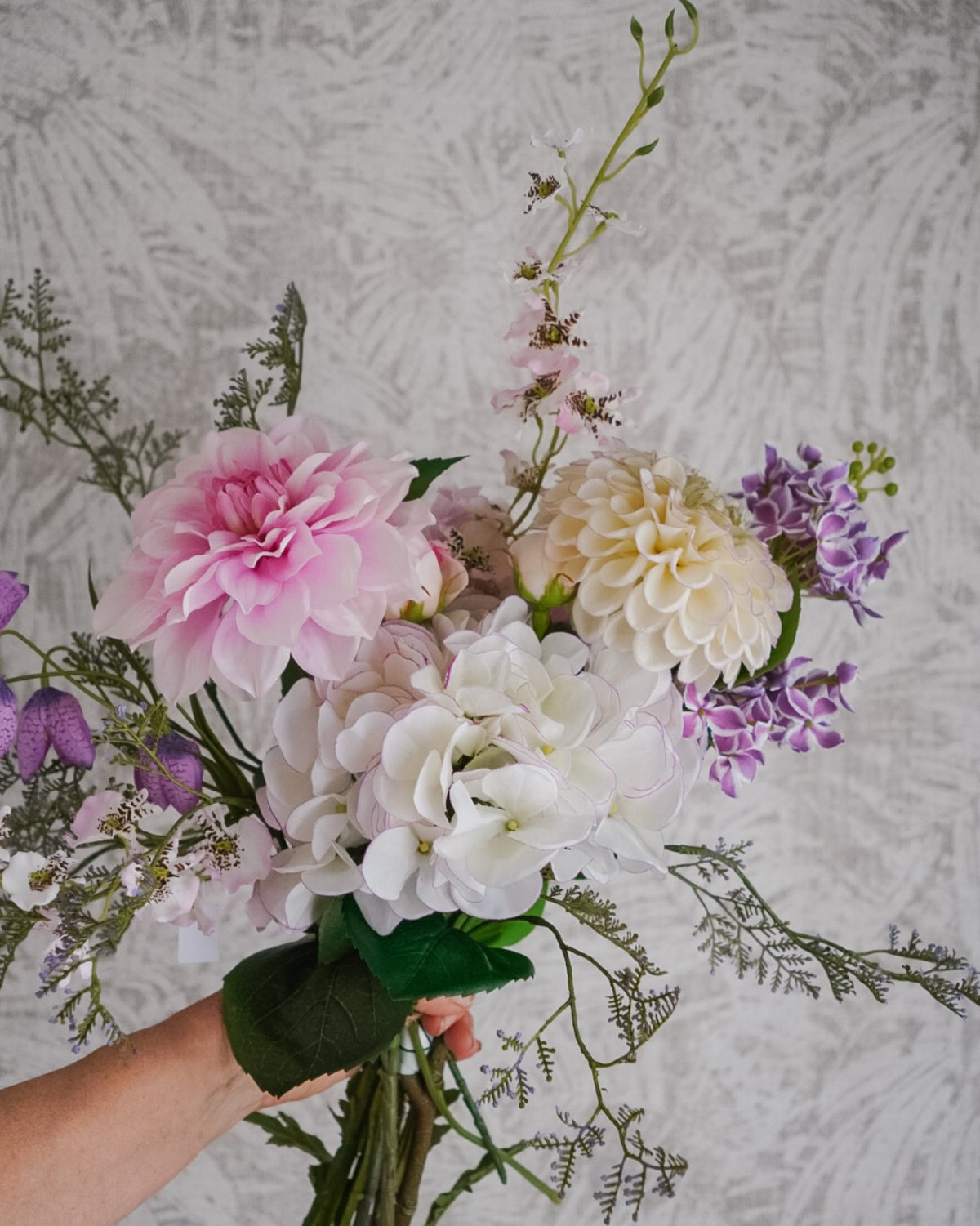 Lilac – silkkikukkakimppu, kuva 1