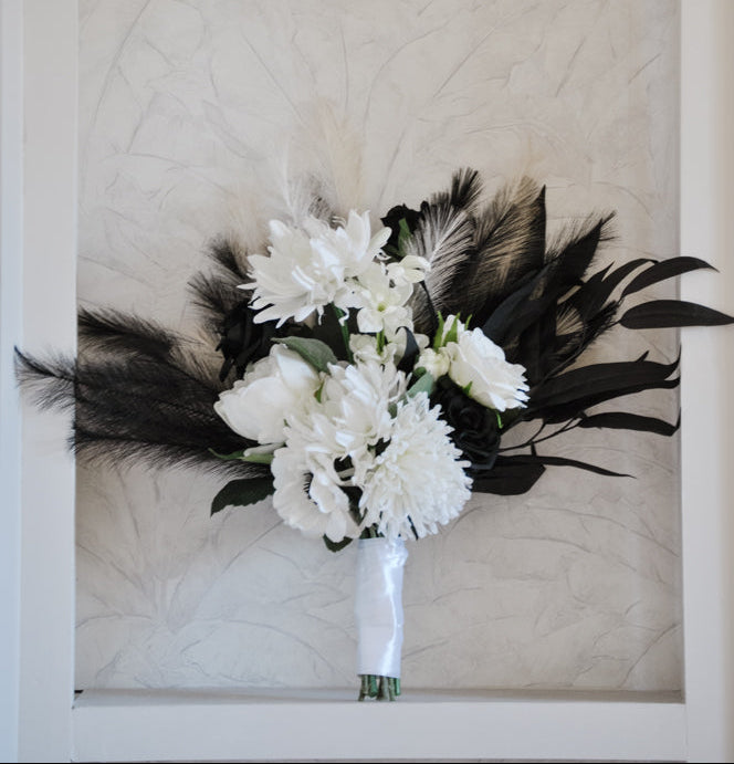 Silk flower arrangement by Rivin