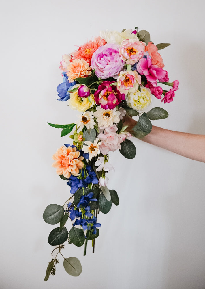 Silk flower arrangement by Rivin