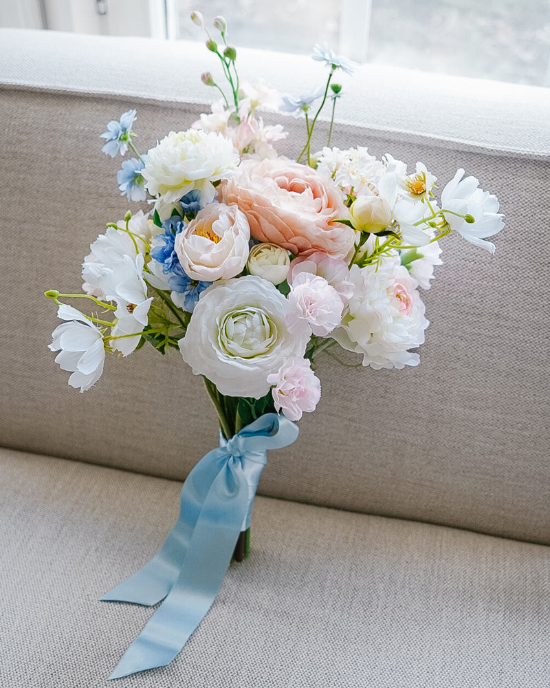 Silk flower arrangement by Rivin