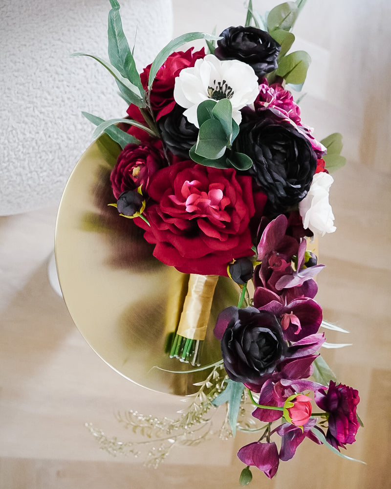 Silk flower arrangement by Rivin